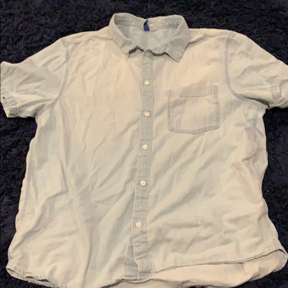 Light blue casual button down